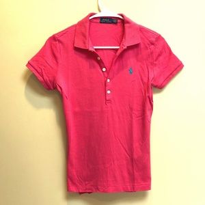 Ralph Lauren Size Medium Pink Polo
